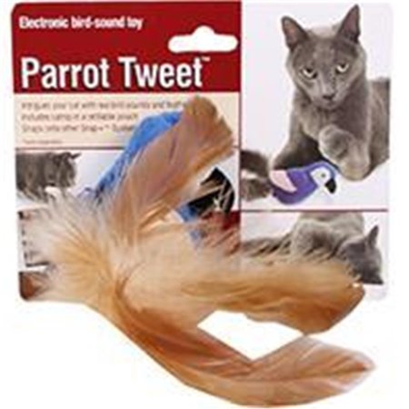 WORLDWISE -Parrot Tweet Cat Toy- Multi 49468 WO37188